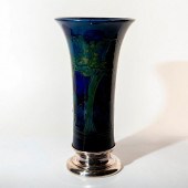 MOORCROFT POTTERY FOOTED VASE