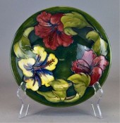 MOORCROFT POTTERY HIBISCUS BOW