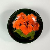 MOORCROFT POTTERY HIBISCUS MIN