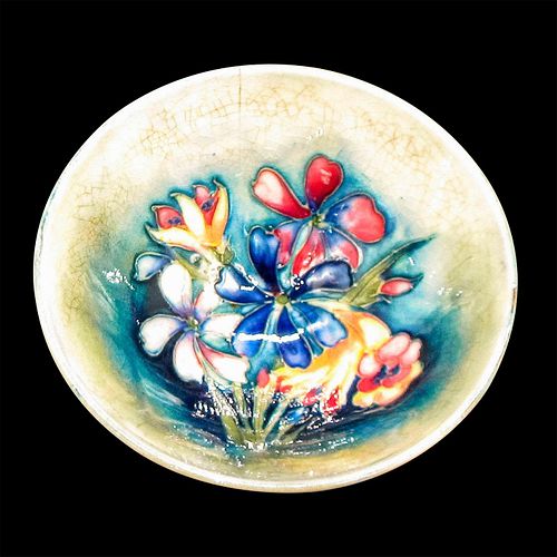 MOORCROFT POTTERY MINIATURE BOWL,