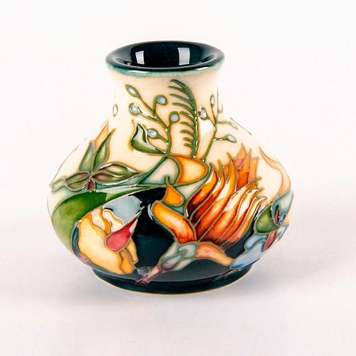 MOORCROFT POTTERY MINIATURE VASE,