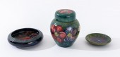 MOORCROFT POTTERY PANSY JAR AN