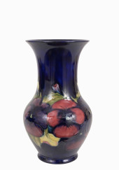 MOORCROFT POTTERY 'PANSY' VASE