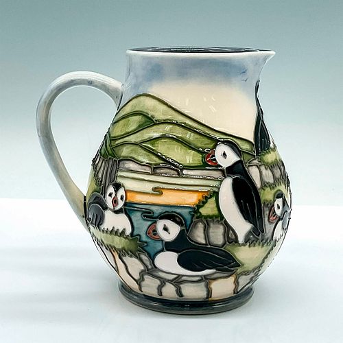 MOORCROFT POTTERY PUFFINS JUGHighly