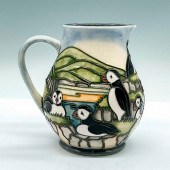 MOORCROFT POTTERY PUFFINS JUGH