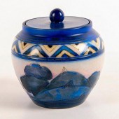 MOORCROFT POTTERY SMALL LIDDED