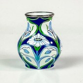 MOORCROFT POTTERY SNOWDROP VAS