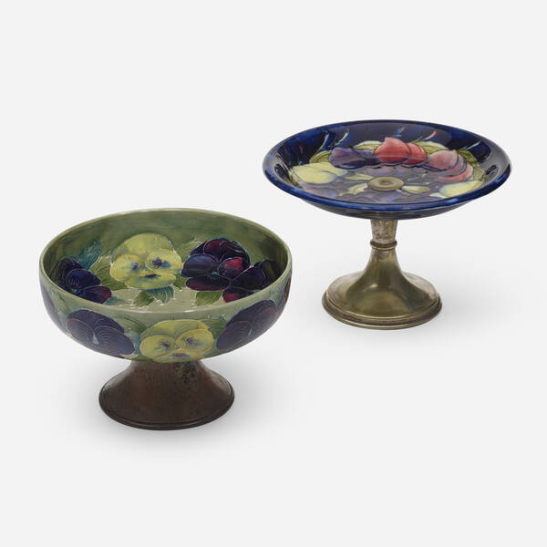 Moorcroft Pottery. Tazzas with