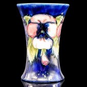 MOORCROFT POTTERY TRUMPET VASE