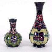 Moorcroft Pottery, two Violet
