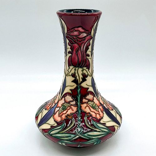 MOORCROFT POTTERY VASE, MASQUERADEA