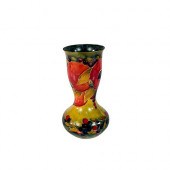 MOORCROFT POTTERY VASE, POMEGR