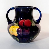 MOORCROFT POTTERY VASE, WISTER
