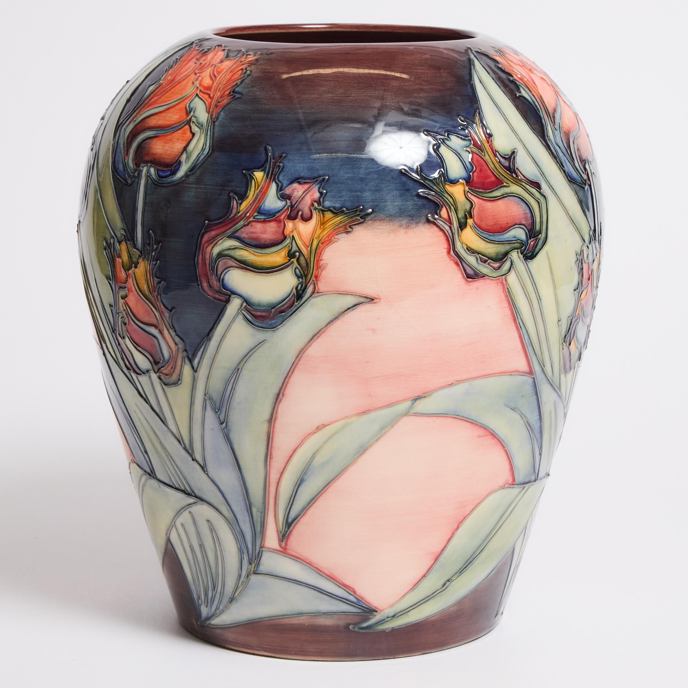 Moorcroft 'Red Tulip' Vase, Sally