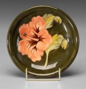 Moorcroft shallow bowl, flower
