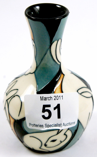 Moorcroft Small Arctic Hare Vase