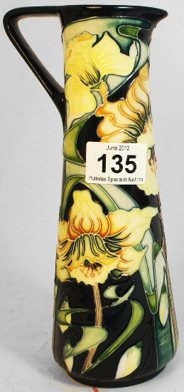 Moorcroft Tall Jug with Arctic Gold