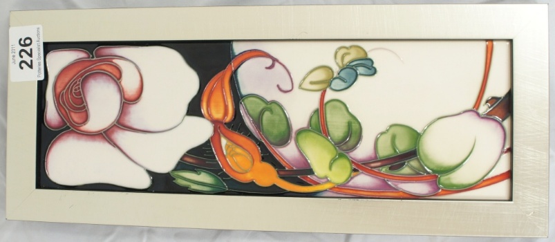 Moorcroft Tile Plaque decorated