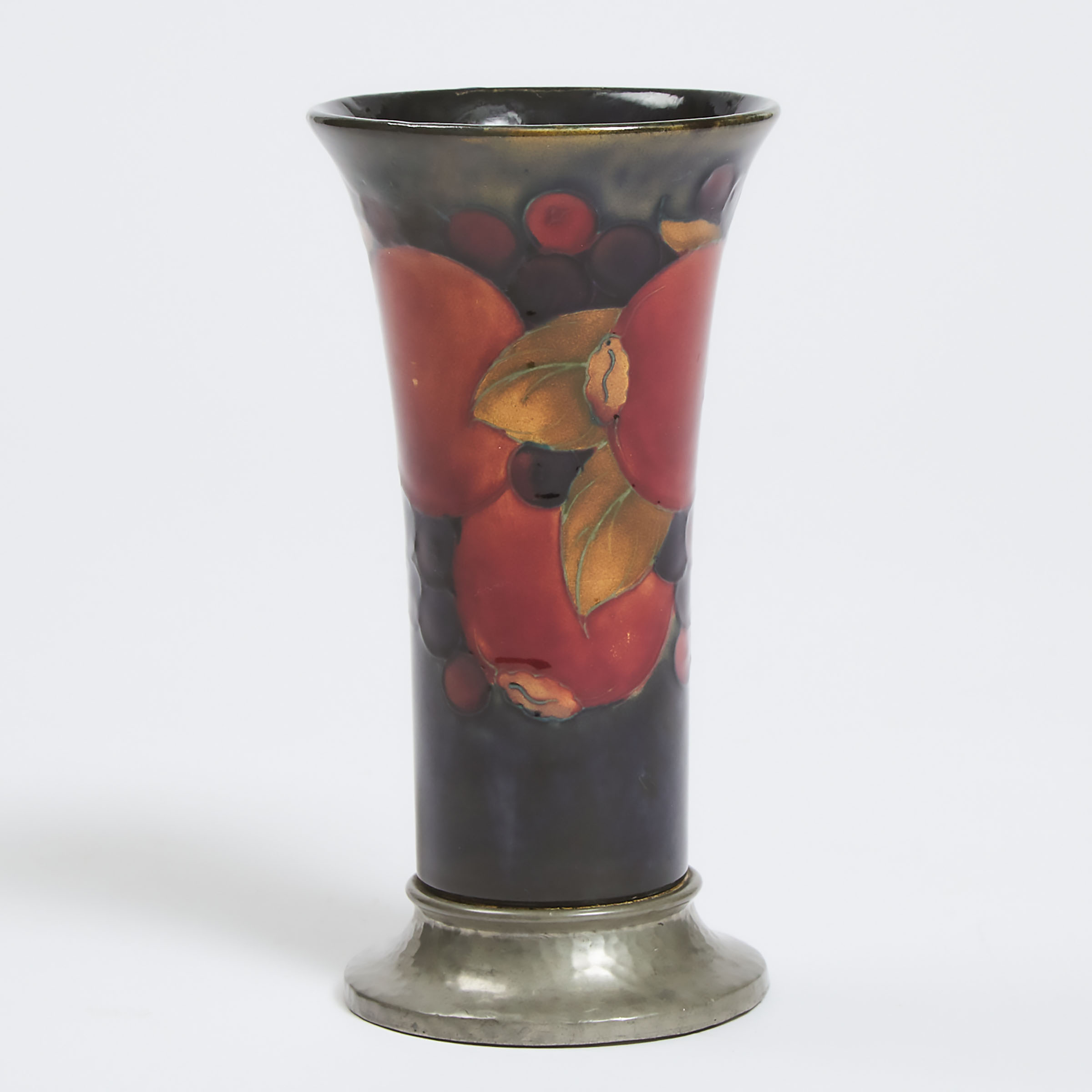 Moorcroft 'Tudric' Pewter Mounted