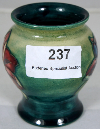 Moorcroft vase decorated in the
