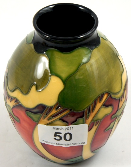 Moorcroft Vase Decorated with Trees