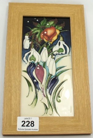 Moorcroft Wall Plaque decorated