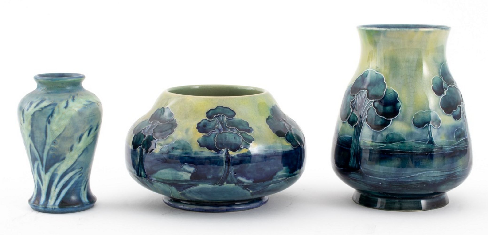 MOORCROFT "WHEAT" AND "HAZELDENE"