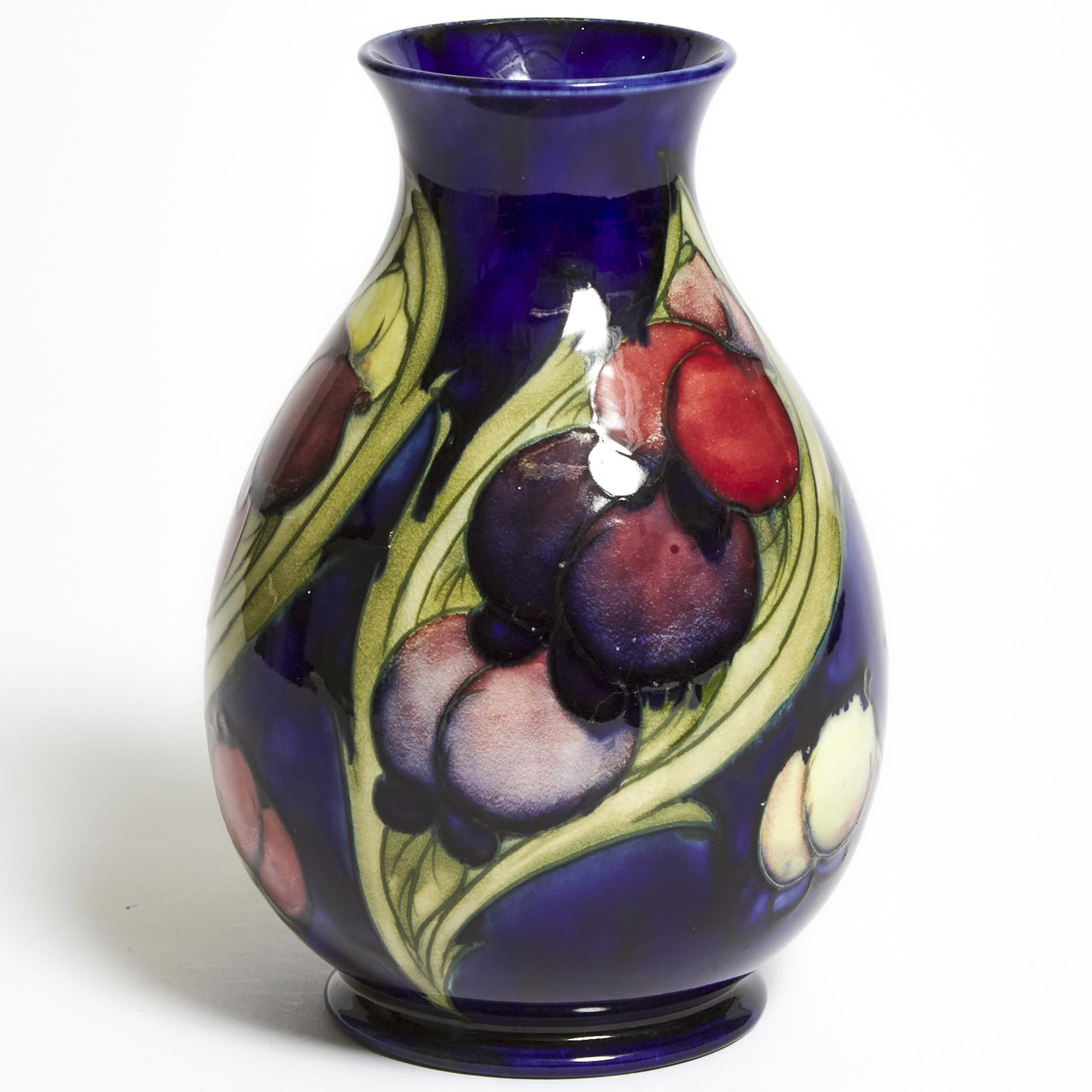 Moorcroft Wisteria Panels Vase,