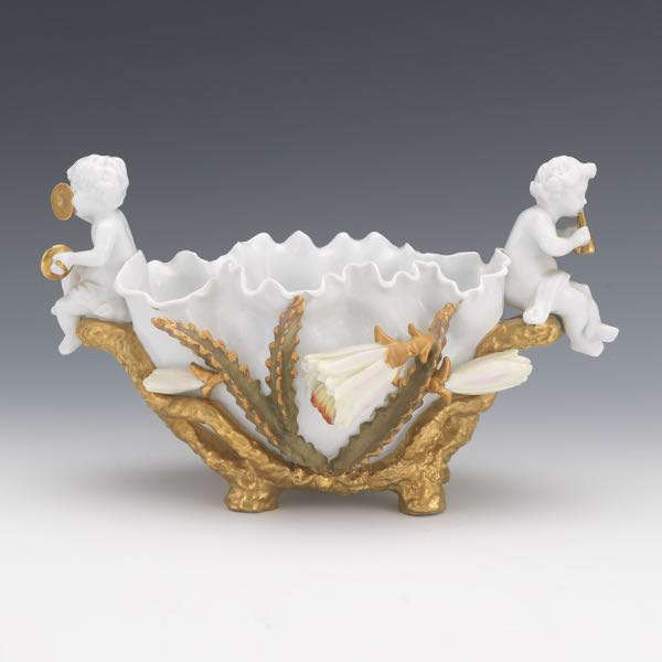 MOORE BROTHERS CHERUB PORCELAIN
