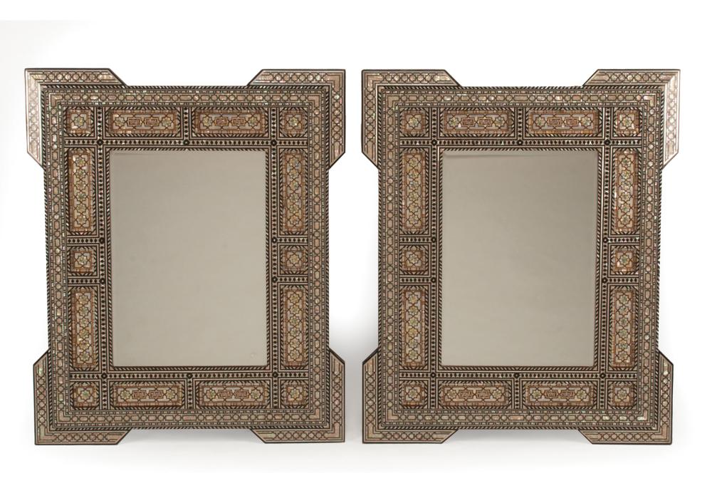 MOORISH ABALONE AND BONE INLAID