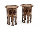 MOORISH ABALONE INLAID HARDWOO