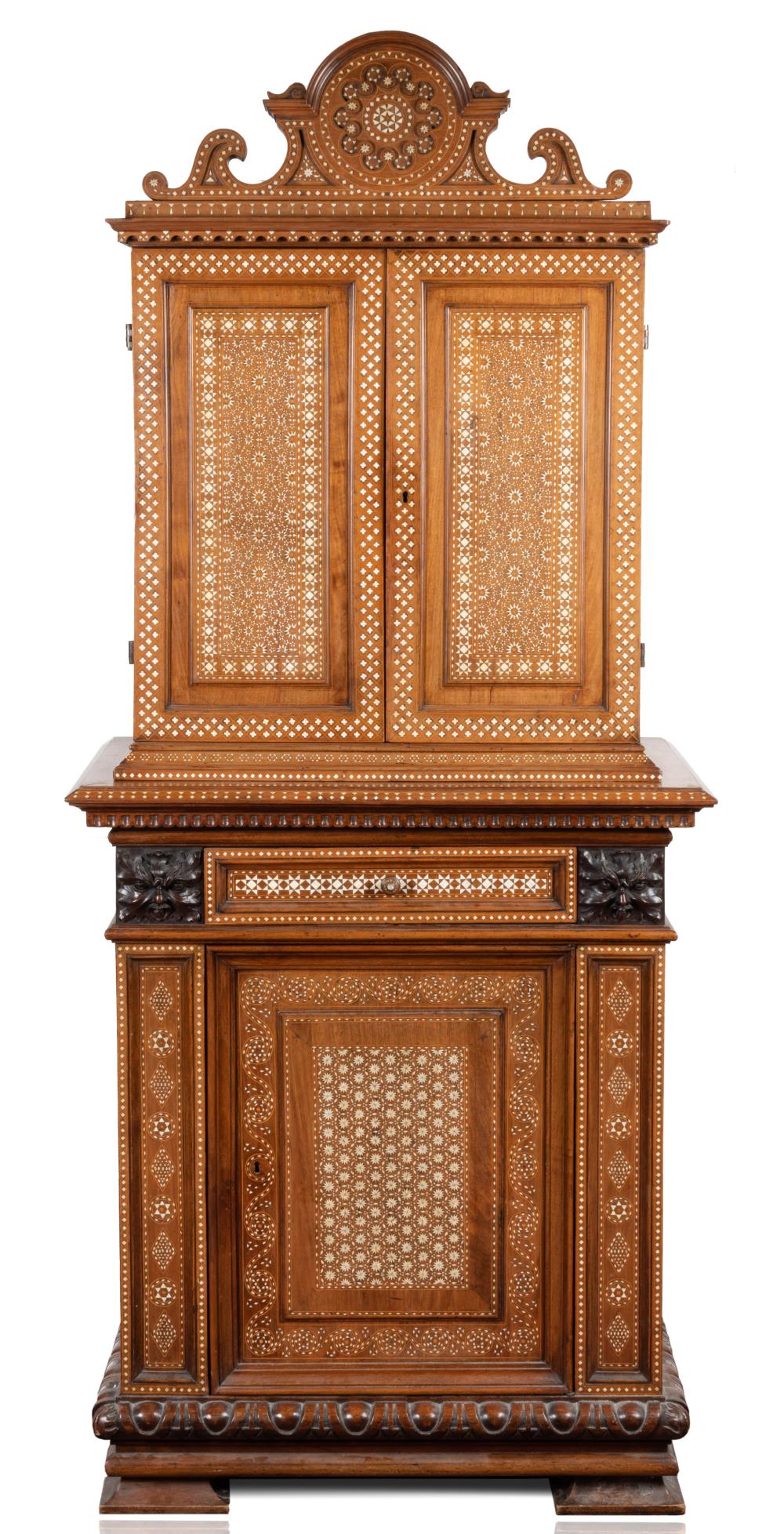 MOORISH BONE INLAID WALNUT