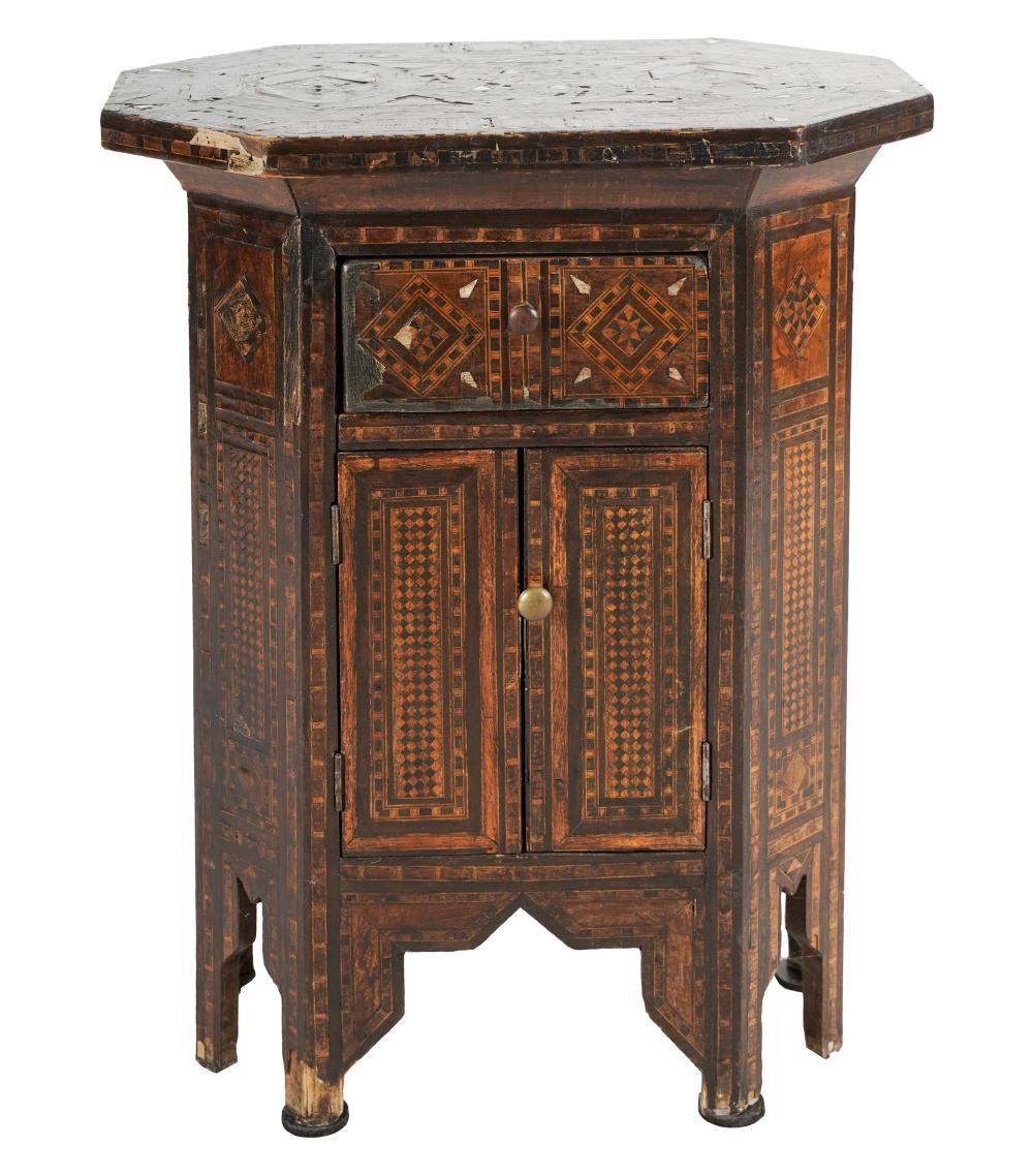 MOORISH CARVED & INLAID WOOD