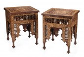 MOORISH INLAID HARDWOOD SIDE T