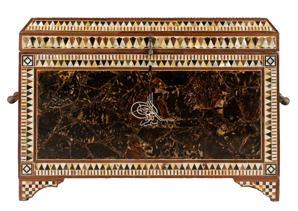 MOORISH-STYLE INLAID CHESTthe