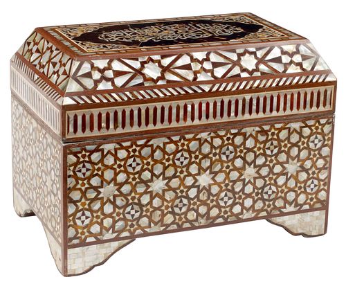MOORISH STYLE SHELL-INLAID TABLE