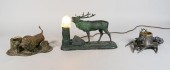 MOOSE TABLE LAMP, BUFFALO & ST