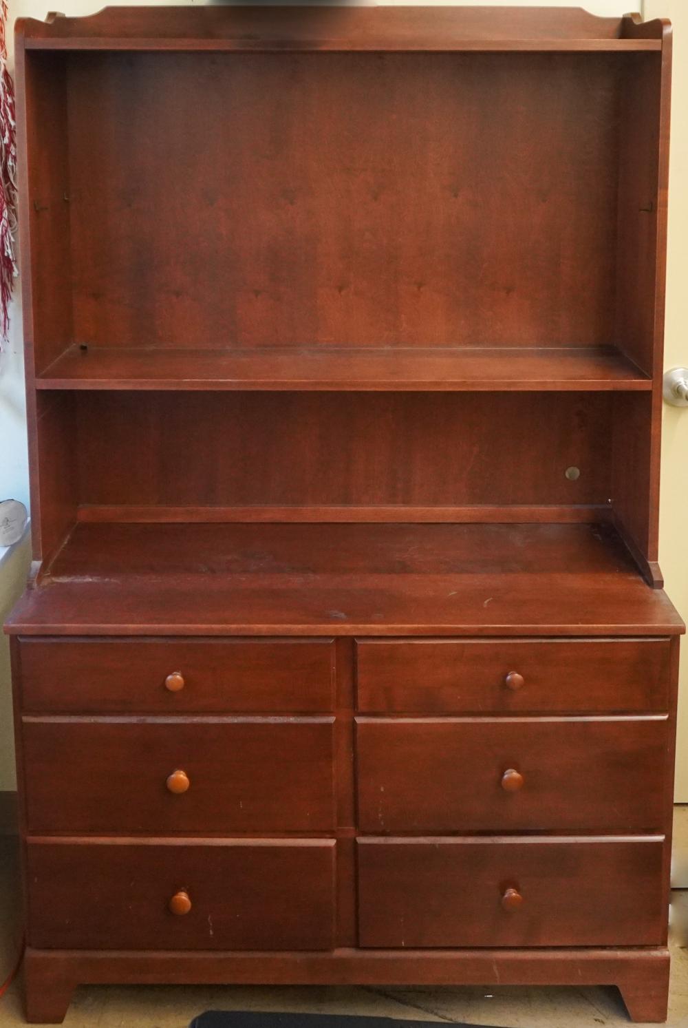 MOOSEHEAD CHERRY HUTCH TOP CHEST OF