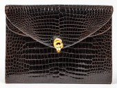 MORABITO PARIS BLACK CROCODILE