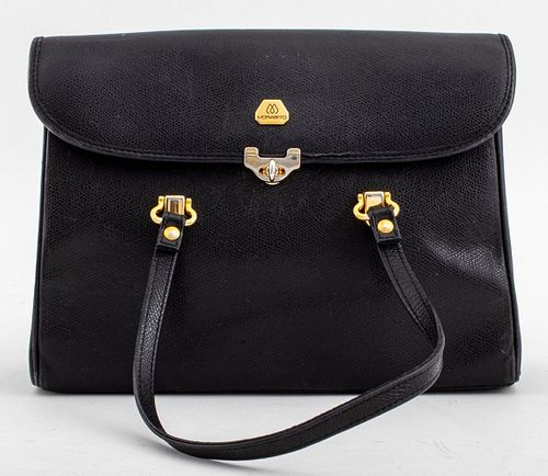 MORABITO PARIS FRENCH BLACK LEATHER