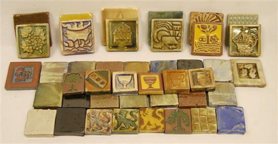 Moravian pottery tiles 