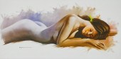 Morcos Maher ''Reclining Femal