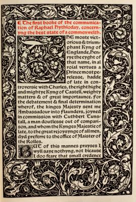 More (Thomas) Utopia, Kelmscott
