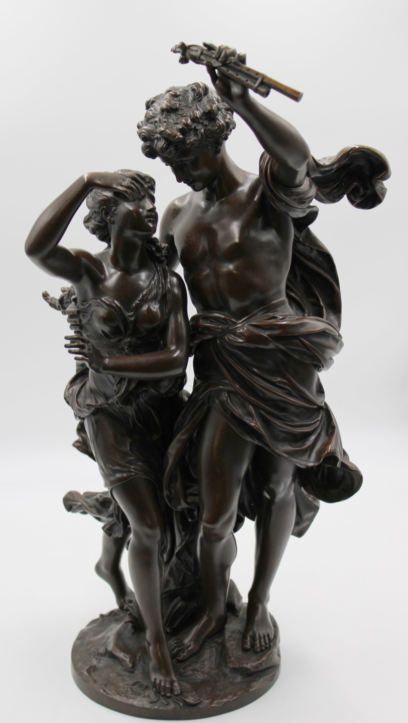 MOREAU SIGNED LARGE BRONZE
