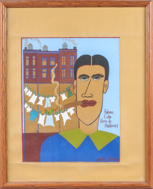 MORENA SAENZ "HABANA, CUBA" ACRYLIC