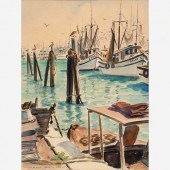 MORGAN DENNIS "UNLOADING SHRIM