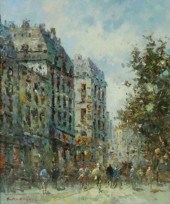 MORGAN OIL PAINTING PARISIAN S