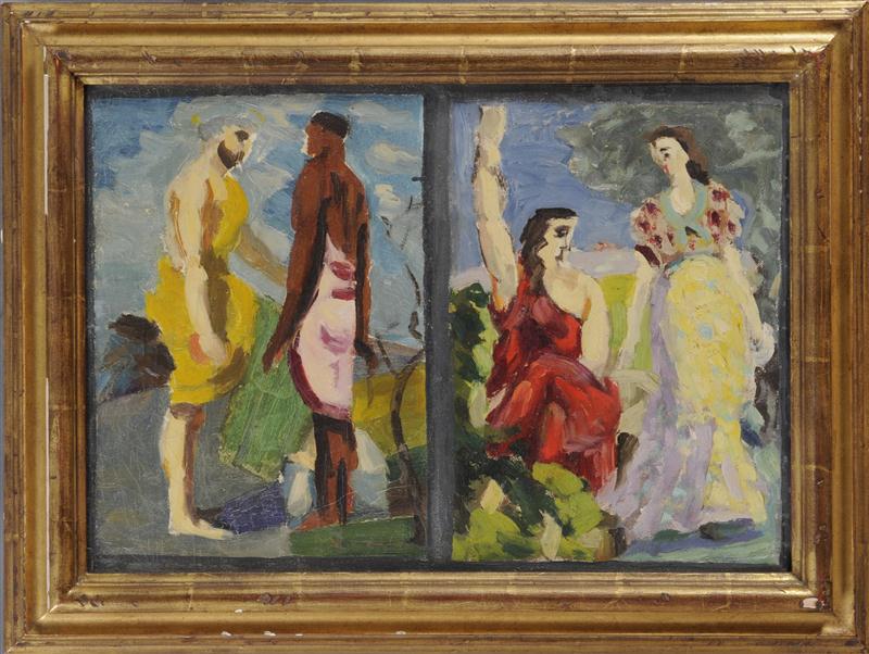 MORGAN RUSSELL (1886-1953): DIPTYCH