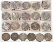 MORGAN SILVER DOLLARS (21)Twen