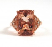 MORGANITE, DIAMOND AND FOURTEE